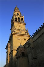 Cathedral belfry bell tower, Toree del Laminar, Great Mosque, Cordoba, Spain, Europe