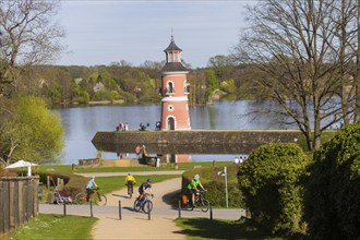 Lighthouse at the Fasanenschlösschen, Moritzburg, Saxony, Germany, Europe