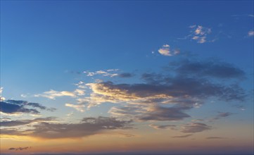 Beautiful dramatic scenic after sunset sky background after sunset