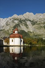 Church of St Bartholomä, Königssee, Schönau, Berchtesgaden National Park, Berchtesgadener Land,