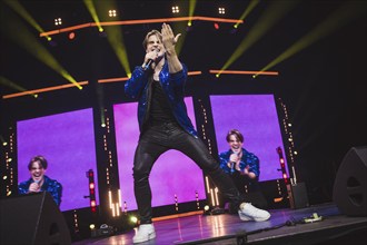 Vincent Groß at the Schlagernacht des Jahres live on Das Original Tour in the Berlin Uber Arena on