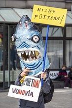 Demonstration against property companies such as Vonovia and others, against rent increases, for