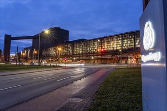 Duisburg-Bruckhausen steel site, ThyssenKrupp Steel, Oxygenstahlwerk 1, on Kaiser-Wilhelm-Straße,