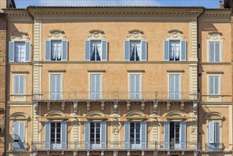 House facade, facade, building, property, historic centre, historical, Siena, Tuscany, Italy,