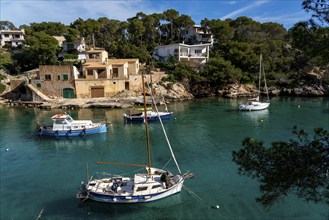 The fishing village of Cala Figuera, on the south-east coast, Majorca, Spain, Europe