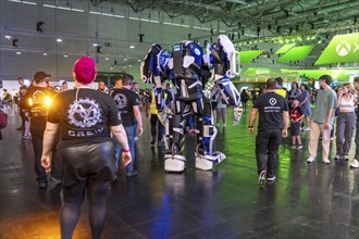 Gamescom, the world's largest trade fair for video and computer games, game character actors,