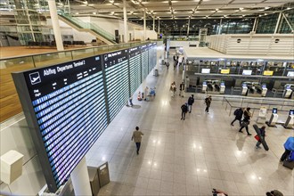 Lufthansa Terminal 2 at Munich Airport, Germany, Europe