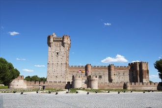 Castillo de La Mota, medieval castle and fortress in Medina del Campo, province of Valladolid,