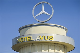 Mercedesstern, Motel AVUS, Westend, Charlottenburg, Berlin, Germany, Europe