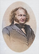 John Wilson, also Christopher North, 1785-1854, Scottish reviewer and essayist, illustration from