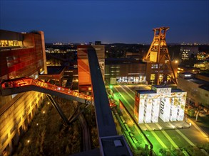 Temporary art installation Global Gate at the UNESCO World Heritage Site Zeche Zollverein,