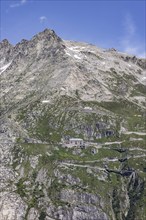 Hotel Belvédère on the Furka in the Swiss Alps, the most famous mountain pass hotel in the world.