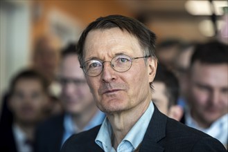 Portrait of Federal Health Minister Karl Lauterbach (SPD), clinic visit to the medius Klinik in