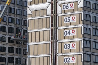 Construction site of the Community Campus, 737 student flats, each 20 square metres in size, fully