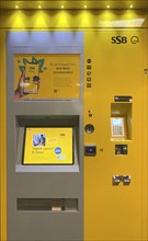 New ticket vending machine, ticket machine, ticket terminal, SSB, Stuttgarter Straßenbahnen AG,