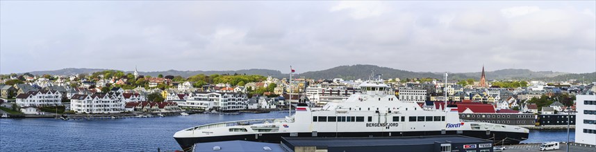 Harbour in HAUGESUND, North Sea in Rogaland County, Åkrafjord, Norway, Europe