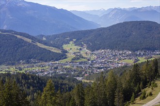 Panoramic view of Seefeld in Tyrol