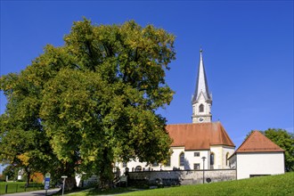 Church of the Nativity of the Virgin Mary, Berganger near Grafing near Munich, Upper Bavaria,