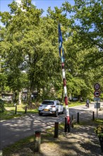 The so-called Green Border, at the former border crossing Grenzweg near Straelen-Kastanienburg and