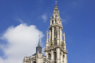 Tower of the Cathedral of Our Lady, Onze-Lieve-Vrouwekathedraal, Gothic, UNESCO World Heritage