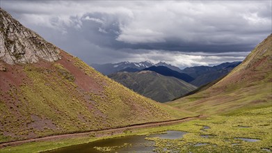 Pallay Punchu Rainbowmountain, Layo, Peru, South America