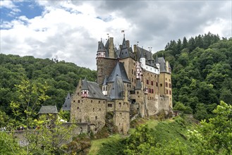 Eltz Castle in Wierschem, Rhineland-Palatinate, Germany, Europe