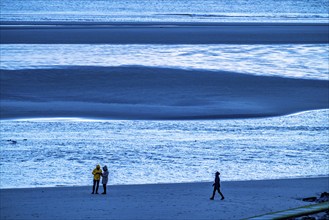 West beach, beach walk, beach, island, East Frisia, winter, season, autumn, Lower Saxony, Germany,