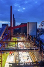 The ice rink at the Zollverein coking plant, Zollverein Coal Mine Industrial Complex World Heritage