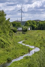 The Boye, stream, runs for 13.8 km through the cities of Gladbeck, Bottrop (photo) and Essen, a