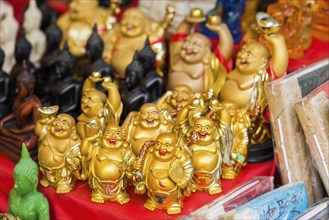 Buddha sculptures at Wat Phra Yai, Buddhist temple, Big Buddha temple, religion, Buddhism, figure,