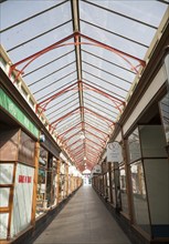 The nineteenth century Victoria Arcade covered shopping area, Great Yarmouth, Norfolk, England,