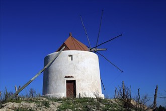 Traditional windmill, Vejer de la Frontera, Cadiz Province, Spain, Europe