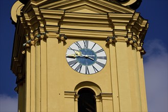 Europe, Germany, Bavaria, Munich, Odeonsplatz, Theatine Church, St Cajetan, founder of the Theatine