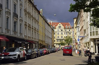 Europe, Germany, Bayer, Munich, Glockenbachviertel, Westermühlstrasse, popular residential area,