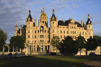 Europe, Germany, Mecklenburg-Western Pomerania, Schwerin, Schwerin Castle, built between 1845 and