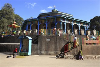 St Mary's Church on Mount Entoto near Addis Ababa, Ethiopia, Africa