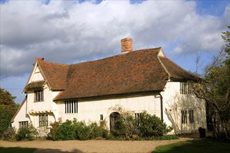 Valley Farm, Flatford Mill, Suffolk, England. 600 year old medieval hall