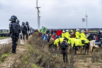 Violent clashes between thousands of demonstrators and the police, after a demonstration against