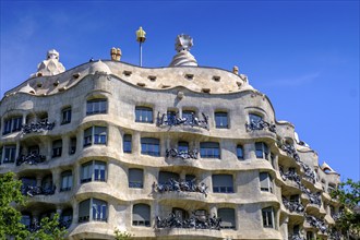 Casa Mila, La Pedrera, Barcelona, Catalonia, Spain, Europe