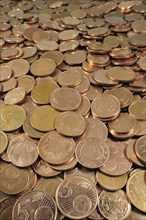 Money in the Euro currency as coins