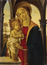 Madonna with Child, Madonna and Child, Painting by Sandro Botticelli (1 March 1445, 1510), one of