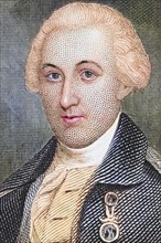 John Eager Howard, 1752-1827, American soldier and politician, Illustration from Gallery of