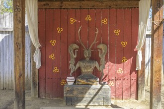 Celtic sanctuary in the building complex from the Iron Age, Mamuz Museum, Asparn an der Zaya, Lower