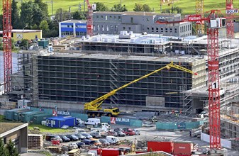 Major construction site Kobiboden, Einsiedeln, Switzerland, Europe