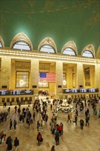 Grand Central Terminal Station Architecture in Manhattan New York, USA, North America