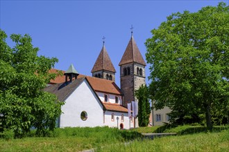 Collegiate Church of St Peter and Paul, Niederzell, UNESCO World Heritage Site, Reichenau Island on