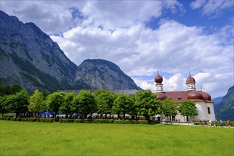 St. Bartholomä am Königssee, Berchtesgadener Land, Upper Bavaria, Bavaria, Germany, Europe