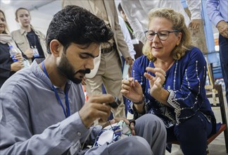 Svenja Schulze (SPD), Federal Minister for Economic Cooperation and Development, visiting Anwar