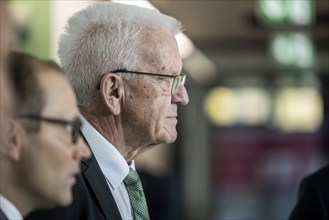 Portrait of Winfried Kretschmann (Greens), profile, Minister President of the Federal State of