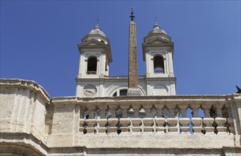 The church Santissima Trinita dei Monti, Santa Trinita dei Monti or Santissima Trinita al Monte